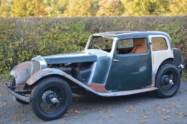 1935 SS II 12 HP Fixed Head Coupe - Part Restored
